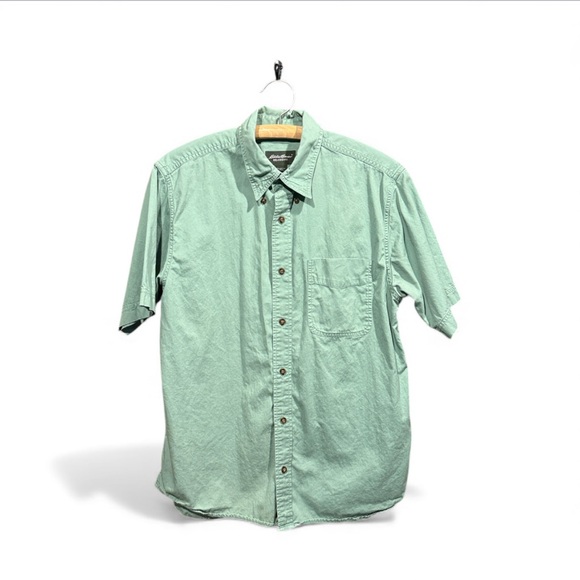 💰BOGO FREE Men’s EB Relaxed Fit Button Down Shirt - Picture 1 of 4
